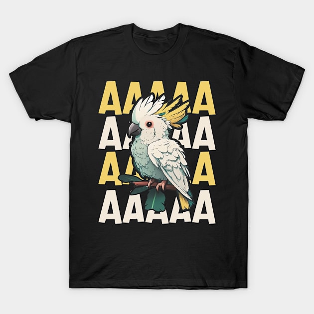 AAAAA Design for a Cockatoo birder T-Shirt by ErdnussbutterToast